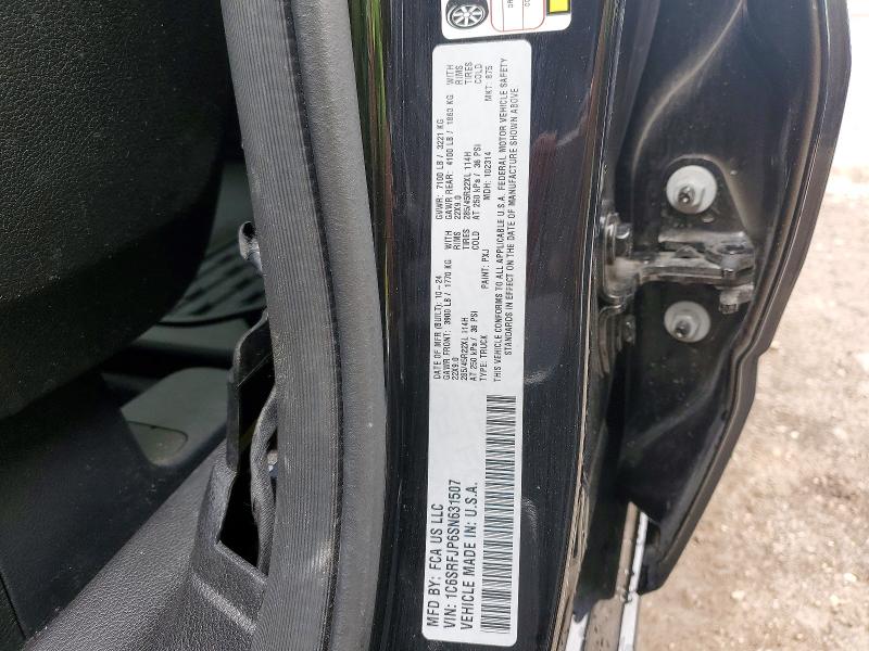 Aukcja sprzedaży 2025 Ram 1500, vin: 1C6SRFJP6SN631507, numer aukcji: 53384816