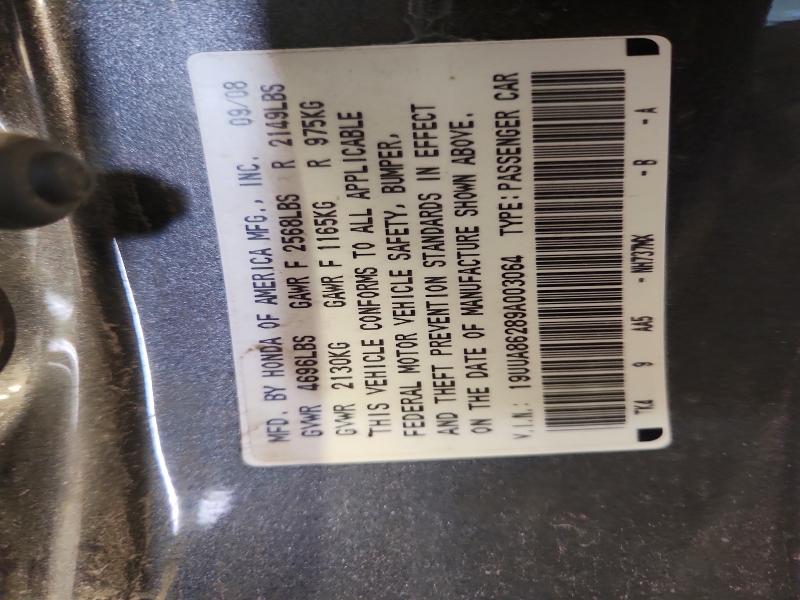 Aukcja sprzedaży 2009 Acura Tl, vin: 19UUA86289A003064, numer aukcji: 52378496