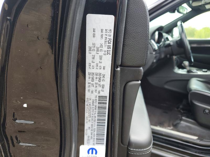 2019 Jeep Grand Cherokee მანქანა იყიდება აუქციონზე, vin: 1C4RJFCG1KC527675, აუქციონის ნომერი: 52042166