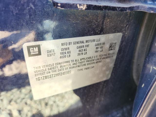 Продажа на аукционе авто 2017 Chevrolet Malibu, vin: 1G1ZB5ST2HF246989, номер лота: 53324866