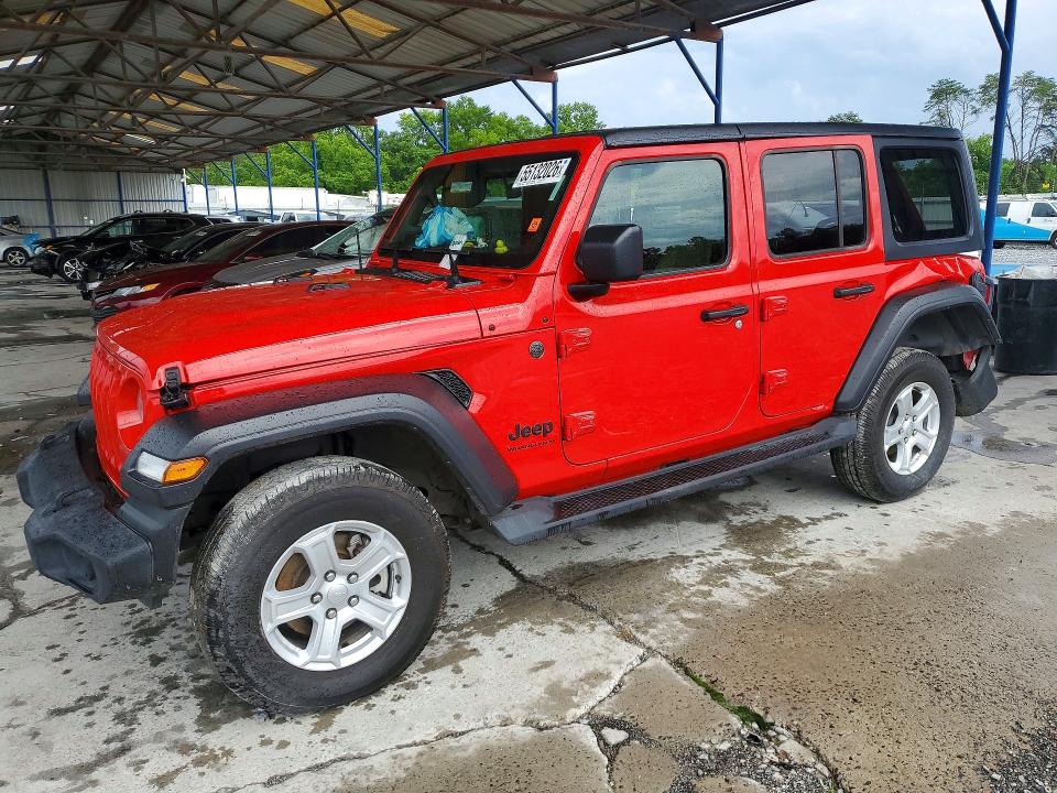 55132026 :رقم المزاد ، 1C4HJXDG0PW501395 vin ، 2023 Jeep Wrangler مزاد بيع