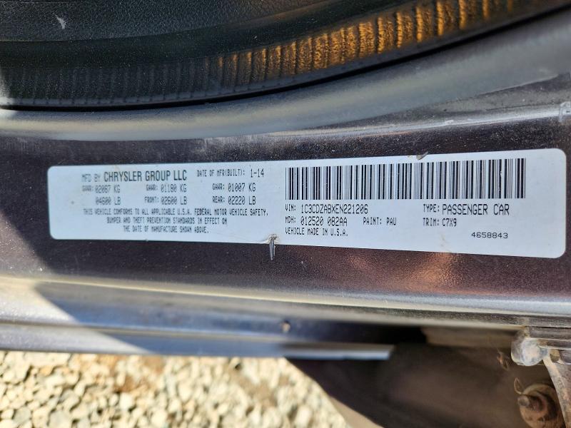 Продаж на аукціоні авто 2014 Dodge Avenger, vin: 1C3CDZABXEN221206, номер лоту: 53282106