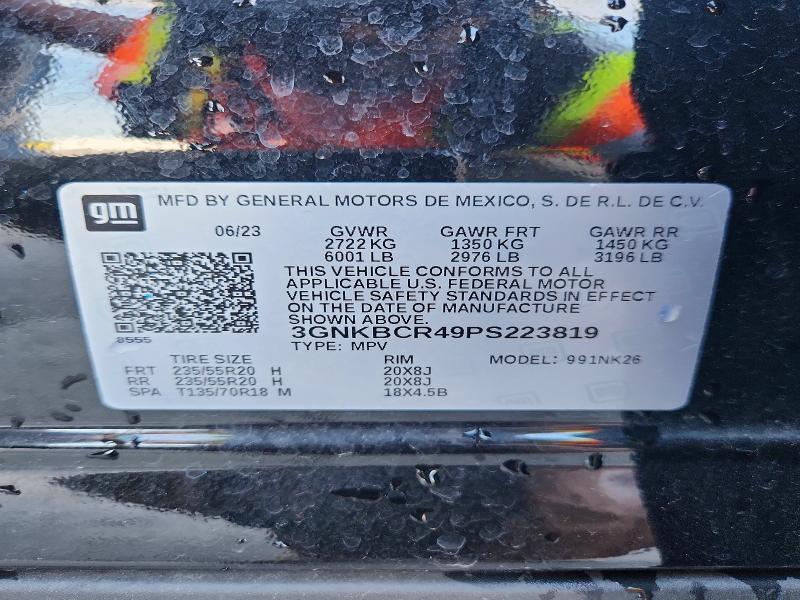 53104026 :رقم المزاد ، 3GNKBCR49PS223819 vin ، 2023 Chevrolet Blazer مزاد بيع
