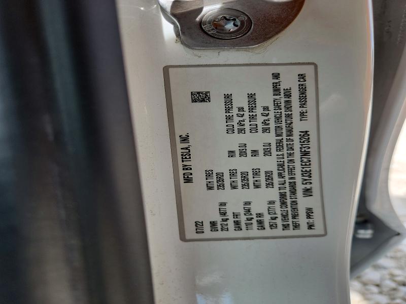 Продажа на аукционе авто 2022 Tesla Model 3, vin: 5YJ3E1EC7NF315264, номер лота: 53832076