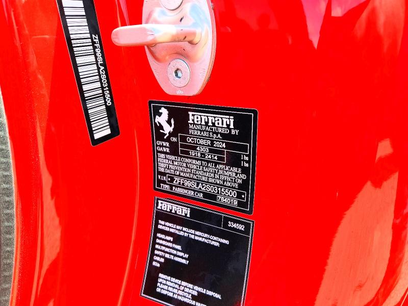 Продажа на аукционе авто 2025 Ferrari 296gtb, vin: ZFF99SLA2S0315500, номер лота: 52574426