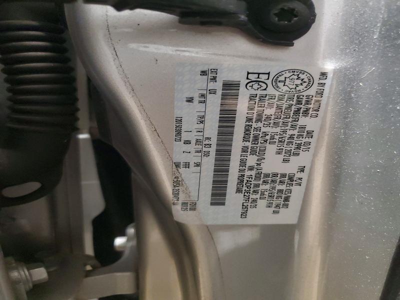 53682226 :رقم المزاد ، 1FADP3E27FL257923 vin ، 2015 Ford Focus مزاد بيع