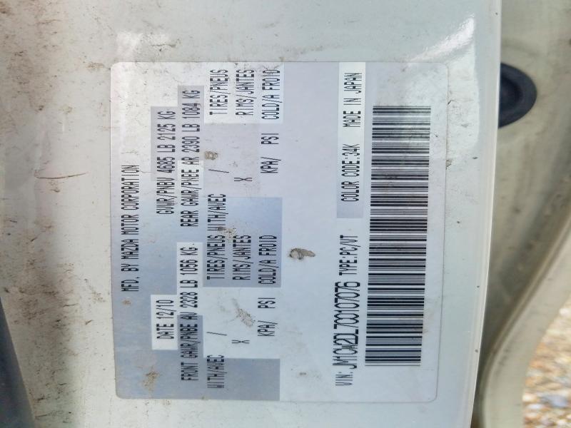 Aukcja sprzedaży 2012 Mazda 5, vin: JM1CW2DL7C0107076, numer aukcji: 51619886