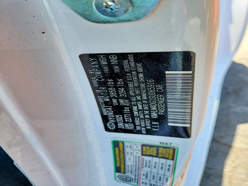 2025 Hyundai Elantra მანქანა იყიდება აუქციონზე, vin: KMHLM4DG1SU065916, აუქციონის ნომერი: 51239236