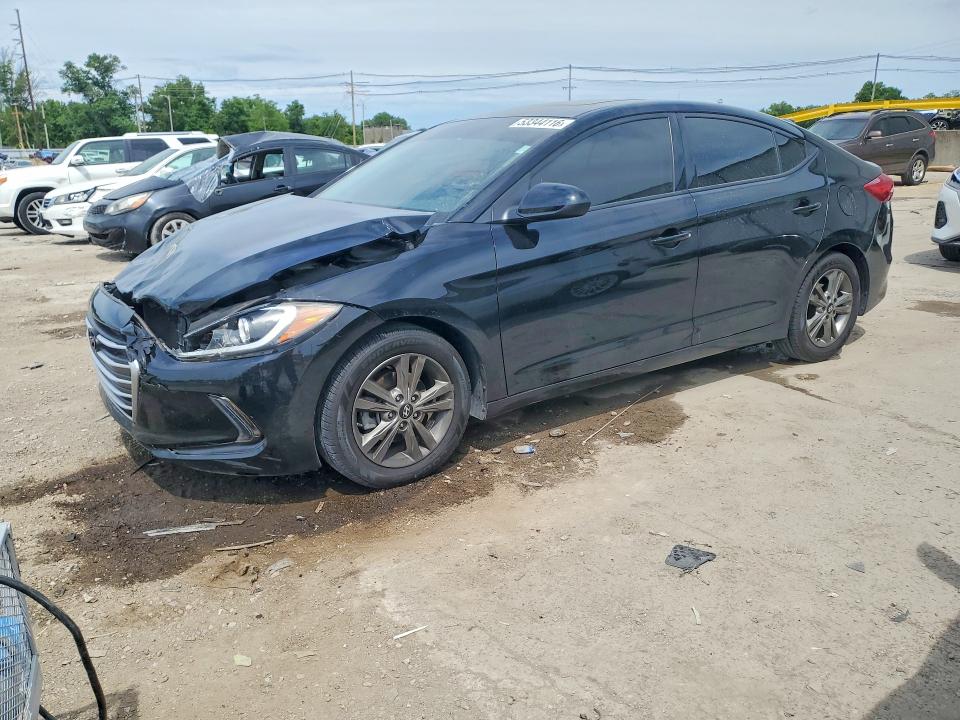 53344116 :رقم المزاد ، 5NPD84LF0JH349701 vin ، 2018 Hyundai Elantra مزاد بيع