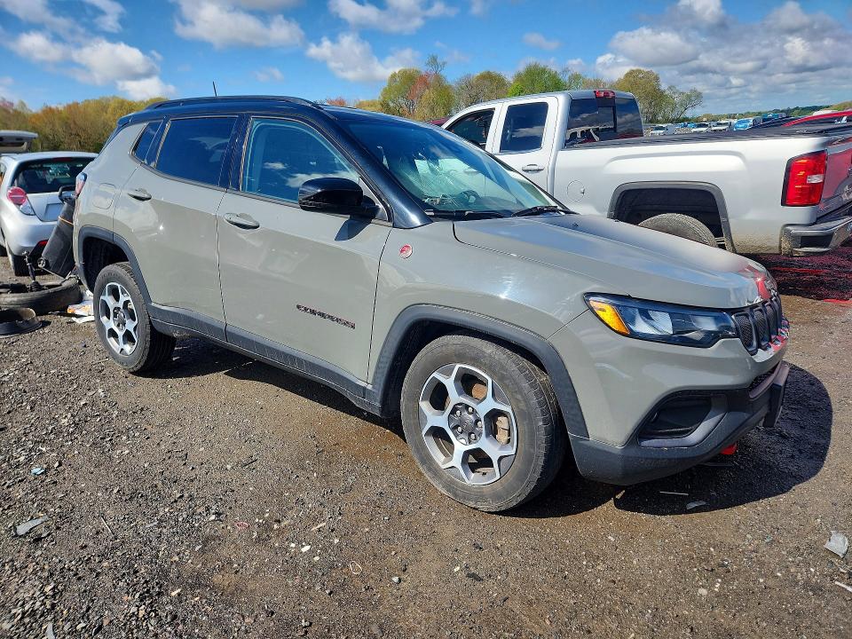52002416 :رقم المزاد ، 3C4NJDDB3NT190134 vin ، 2022 Jeep Compass مزاد بيع