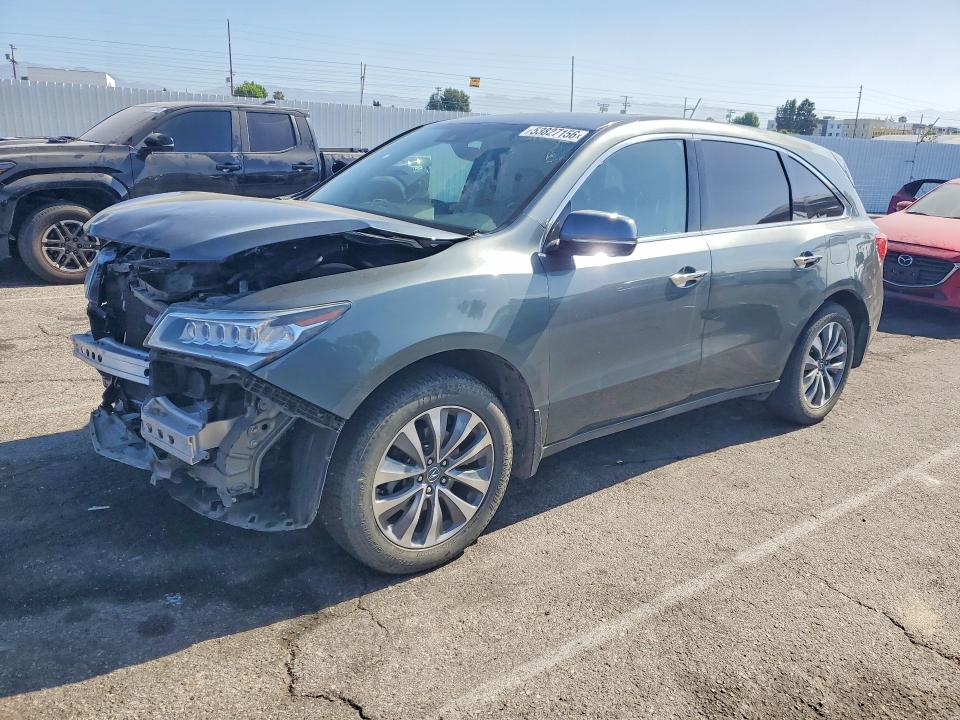 Auction sale of the 2016 Acura Mdx, vin: 5FRYD3H40GB003717, lot number: 53827156