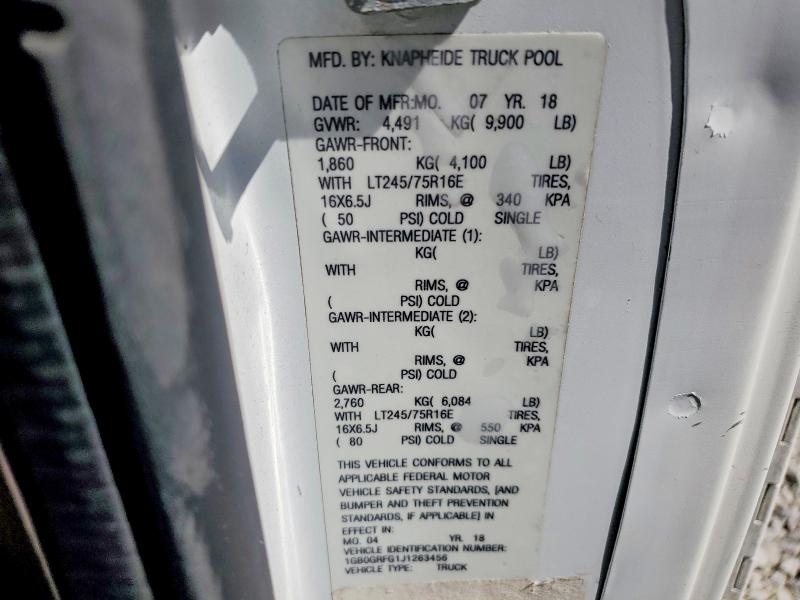 Продажа на аукционе авто 2018 Chevrolet Express G3500, vin: 1GB0GRFG1J1263456, номер лота: 54254206