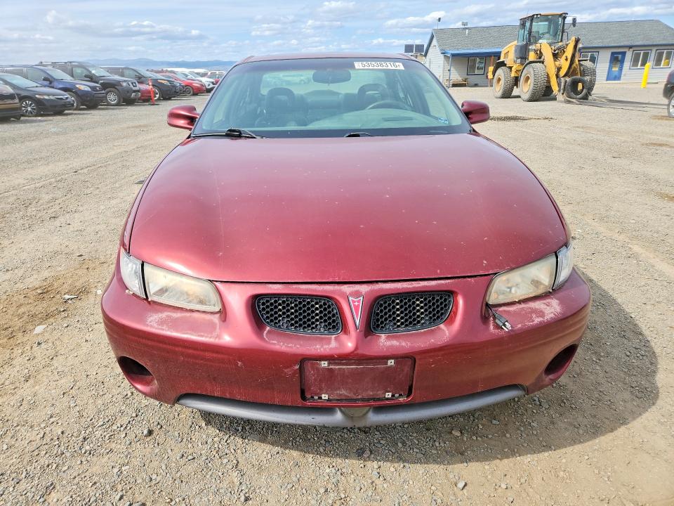 2000 Pontiac Grand Prix მანქანა იყიდება აუქციონზე, vin: 1G2WP52K4YF219459, აუქციონის ნომერი: 53538316