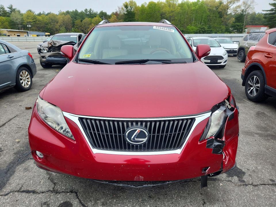 53445436 :رقم المزاد ، JTJZK1BAXA2408456 vin ، 2010 Lexus Rx مزاد بيع
