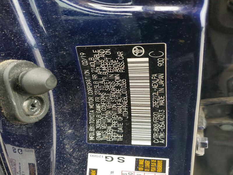 Aukcja sprzedaży 2020 Toyota Corolla, vin: JTDHPRAE6LJ010365, numer aukcji: 55377176