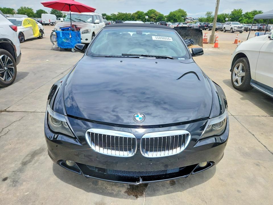 2005 Bmw 645 მანქანა იყიდება აუქციონზე, vin: WBAEK73455B323492, აუქციონის ნომერი: 55098056