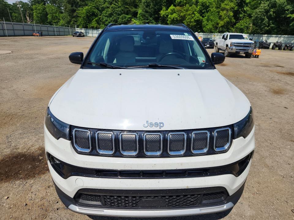 53609606 :رقم المزاد ، 3C4NJDCB5NT224558 vin ، 2022 Jeep Compass مزاد بيع