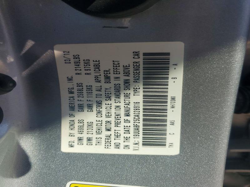 Aukcja sprzedaży 2012 Acura Tl, vin: 19UUA8F25CA028916, numer aukcji: 53125176