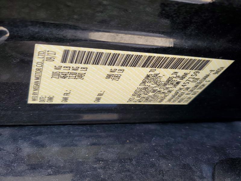 2017 Nissan Maxima მანქანა იყიდება აუქციონზე, vin: 1N4AA6AP7HC457159, აუქციონის ნომერი: 53012326