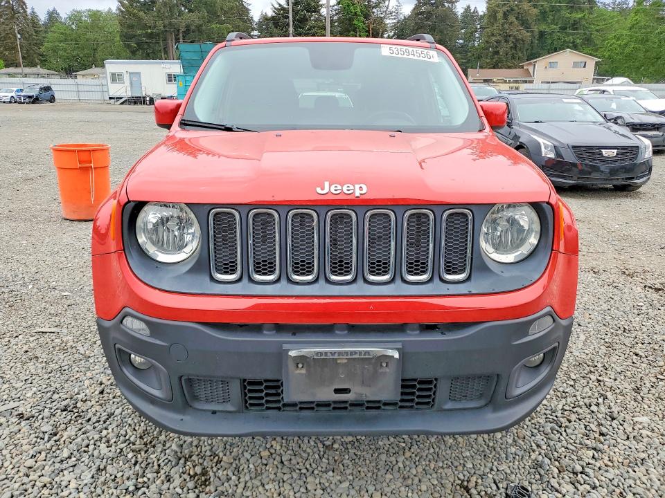 2015 Jeep Renegade მანქანა იყიდება აუქციონზე, vin: ZACCJBBT9FPB27295, აუქციონის ნომერი: 53594556