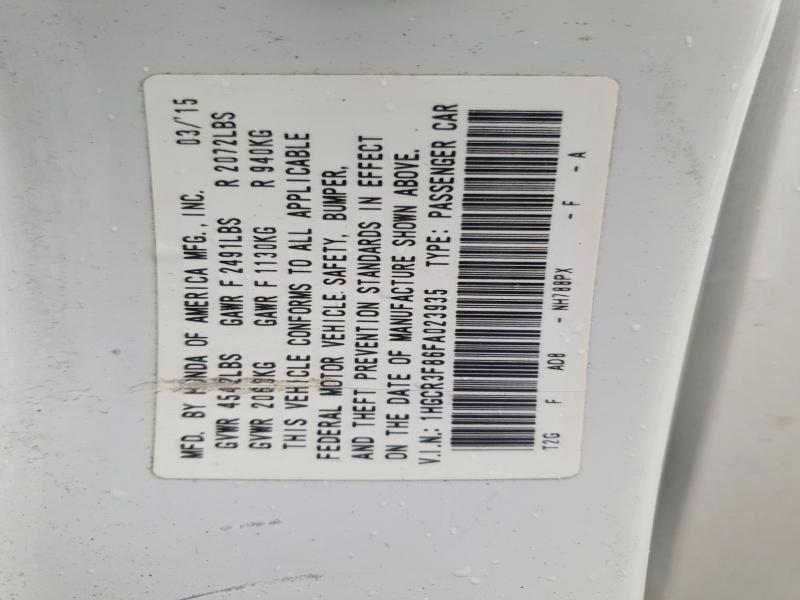 52496236 :رقم المزاد ، 1HGCR3F86FA023935 vin ، 2015 Honda Accord مزاد بيع