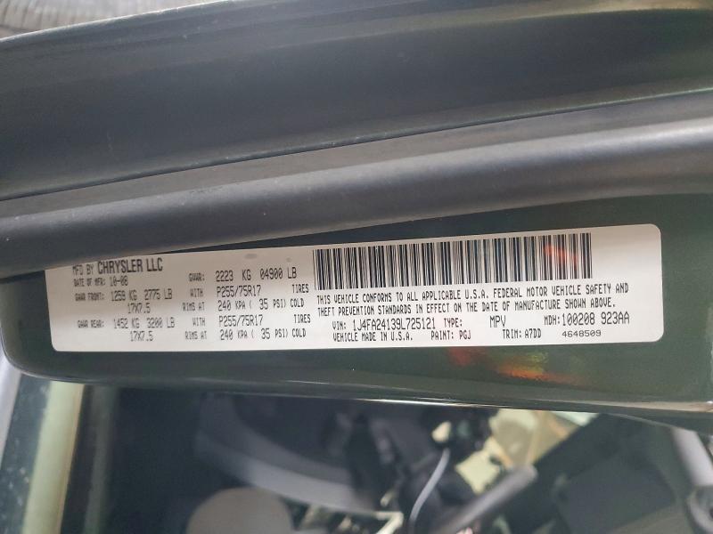 Продажа на аукционе авто 2009 Jeep Wrangler, vin: 1J4FA24139L725121, номер лота: 52903846