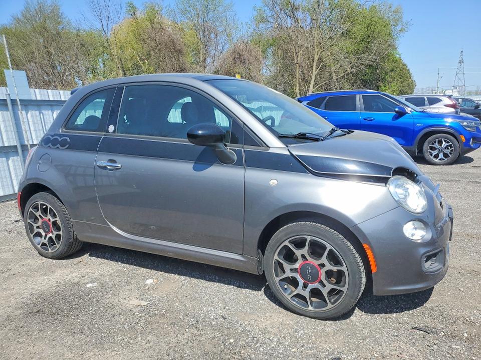 2012 Fiat 500 მანქანა იყიდება აუქციონზე, vin: 3C3CFFBR3CT510154, აუქციონის ნომერი: 51825936