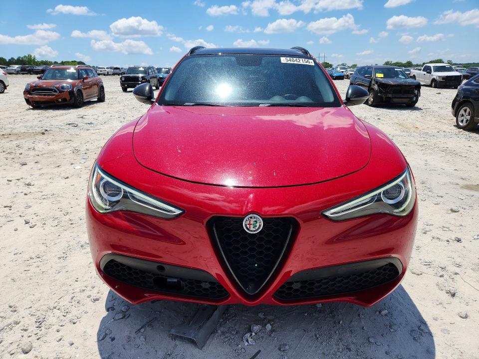 54042156 :رقم المزاد ، ZASPAKBN4K7C45322 vin ، 2019 Alfa Romeo Stelvio مزاد بيع