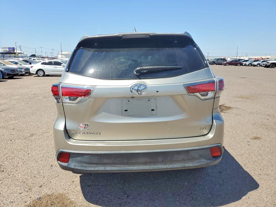 58387916 :رقم المزاد ، 5TDZKRFH8FS114790 vin ، 2015 Toyota Highlander مزاد بيع