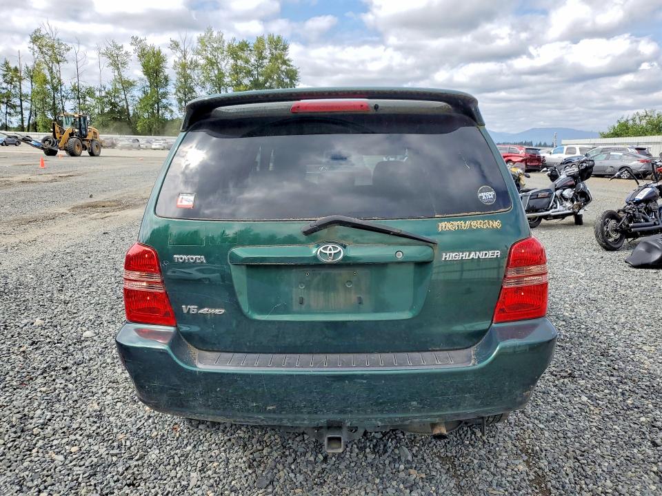 53141556 :رقم المزاد ، JTEHF21A310030272 vin ، 2001 Toyota Highlander مزاد بيع