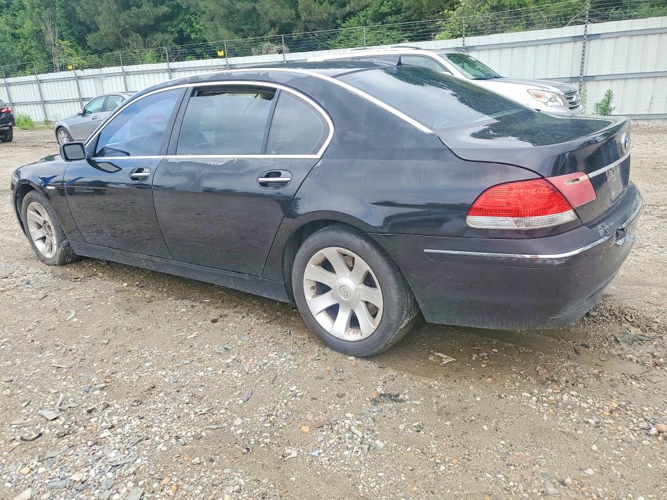 2007 Bmw 750 მანქანა იყიდება აუქციონზე, vin: WBAHN83517DT65944, აუქციონის ნომერი: 54241006