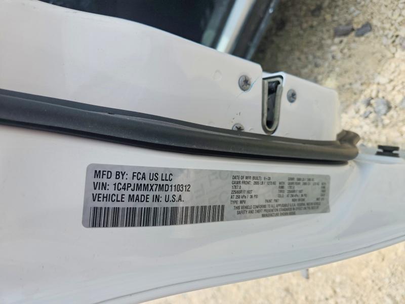 Aukcja sprzedaży 2021 Jeep Cherokee, vin: 1C4PJMMX7MD110312, numer aukcji: 53303196