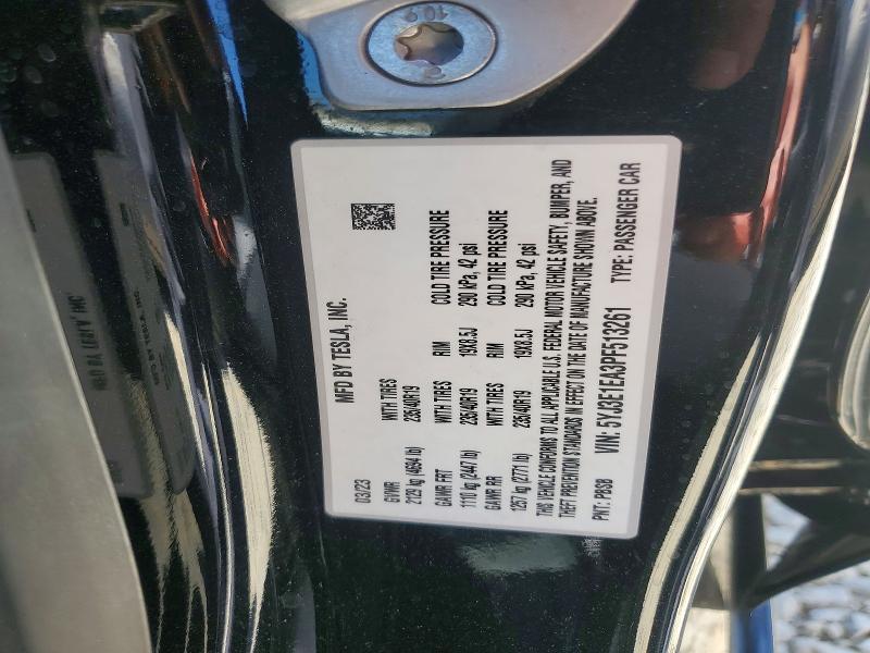 2023 Tesla Model 3 მანქანა იყიდება აუქციონზე, vin: 5YJ3E1EA3PF513261, აუქციონის ნომერი: 53671856