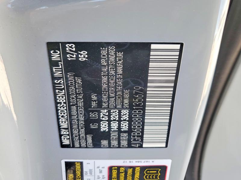 Продаж на аукціоні авто 2024 Mercedes-benz Gle, vin: 4JGFB6BB8RB135679, номер лоту: 53577326