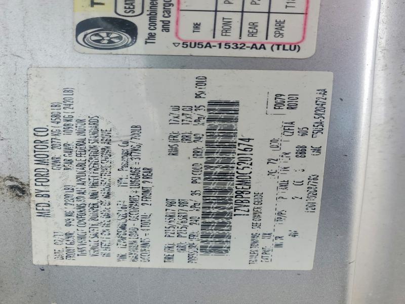 Aukcja sprzedaży 2012 Ford Mustang, vin: 1ZVBP8EM0C5201674, numer aukcji: 55206656