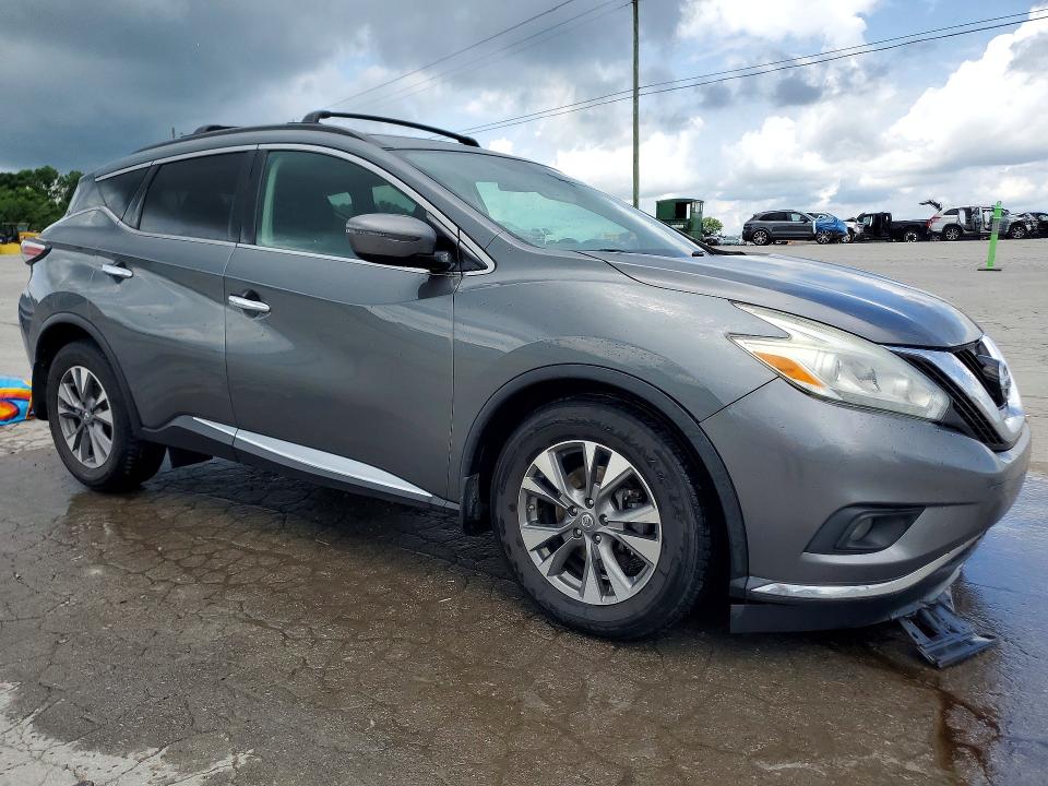 55091706 :رقم المزاد ، 5N1AZ2MH5GN122660 vin ، 2016 Nissan Murano مزاد بيع