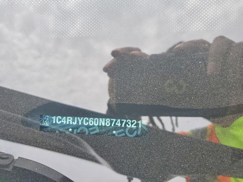 53800086 :رقم المزاد ، 1C4RJYC60N8747321 vin ، 2022 Jeep Grand Cherokee مزاد بيع