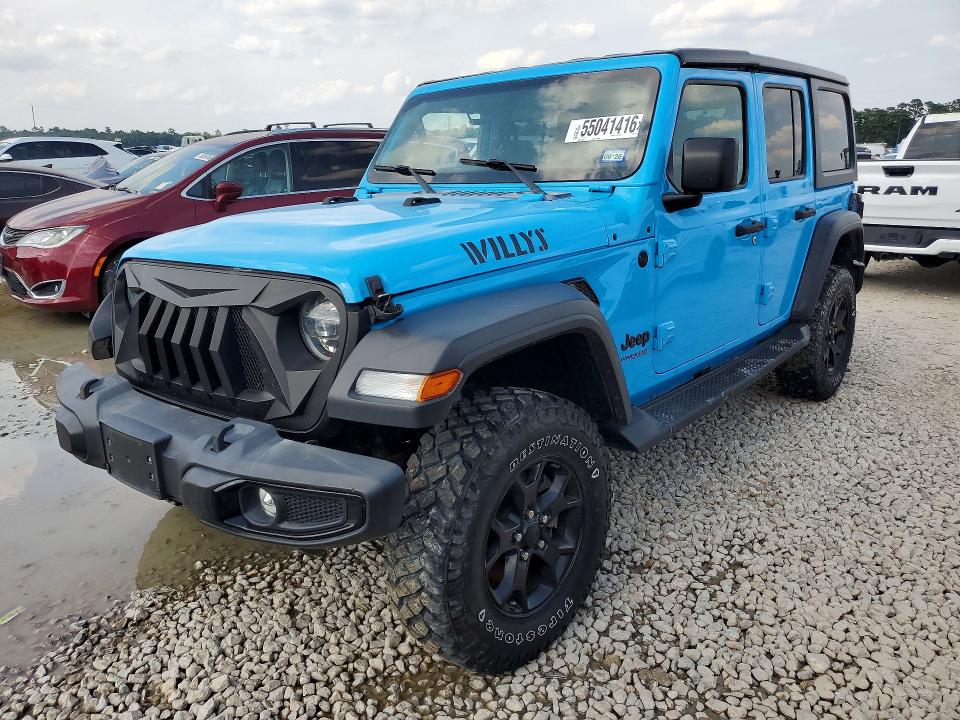 Продажа на аукционе авто 2021 Jeep Wrangler Unlimited, vin: 1C4HJXDN7MW614710, номер лота: 55041416