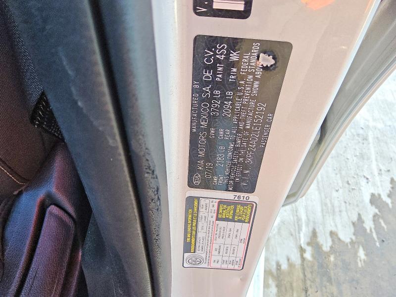Aukcja sprzedaży 2020 Kia Forte, vin: 3KPF24AD2LE152192, numer aukcji: 52958236