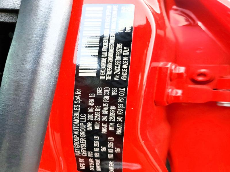 2015 Jeep Renegade მანქანა იყიდება აუქციონზე, vin: ZACCJBBT9FPB27295, აუქციონის ნომერი: 53594556