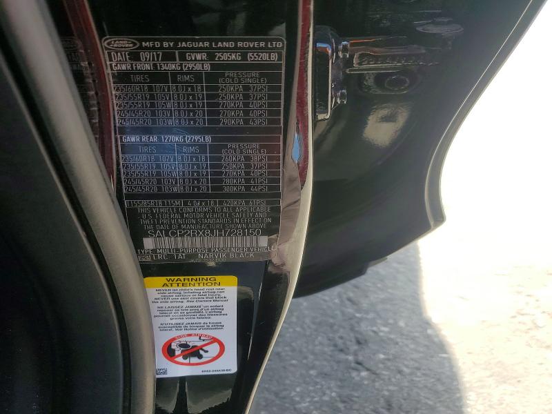 Продаж на аукціоні авто 2018 Land Rover Discovery Sport, vin: SALCP2RX8JH728150, номер лоту: 53445246