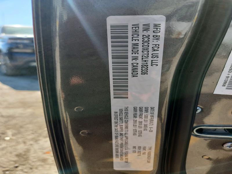 Aukcja sprzedaży 2020 Dodge Charger, vin: 2C3CDXCT2LH182336, numer aukcji: 51972526