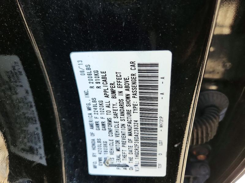 Aukcja sprzedaży 2013 Honda Accord, vin: 1HGCR2F36DA238324, numer aukcji: 55405826