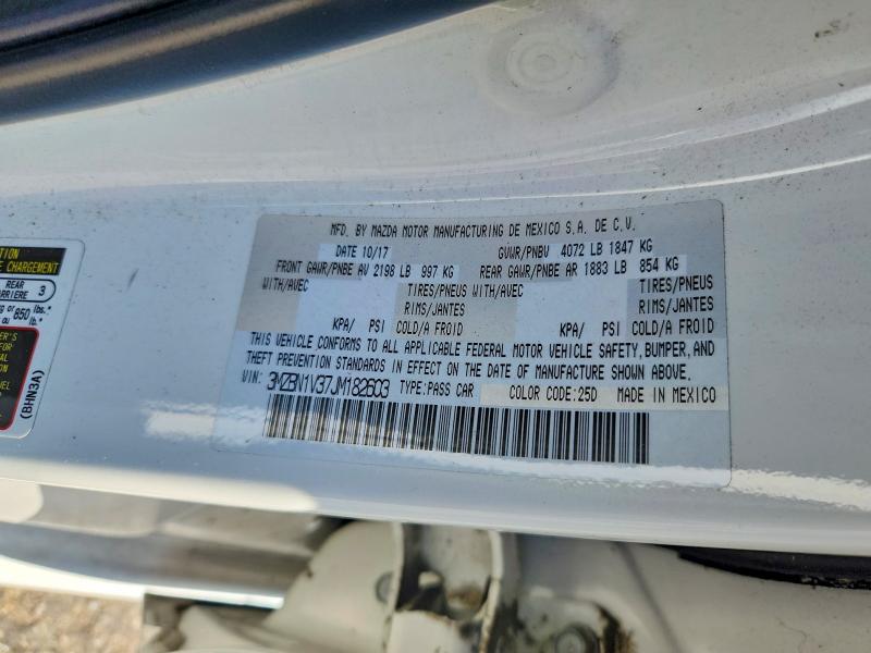 Aukcja sprzedaży 2018 Mazda 3, vin: 3MZBN1V37JM182603, numer aukcji: 55350316