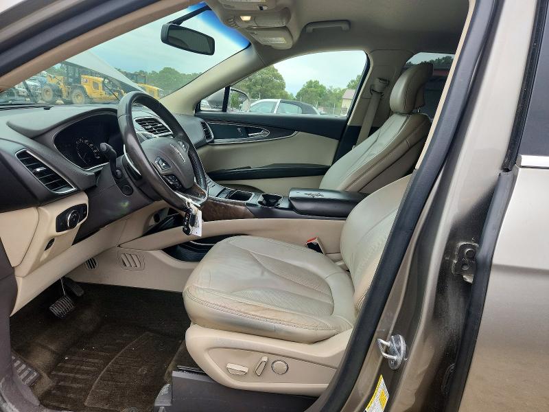52766896 :رقم المزاد ، 2LMTJ8KR9GBL72613 vin ، 2016 Lincoln Mkx مزاد بيع