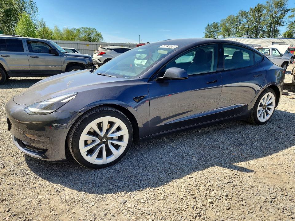 Продаж на аукціоні авто 2022 Tesla Model 3, vin: 5YJ3E1EA1NF304274, номер лоту: 53471626