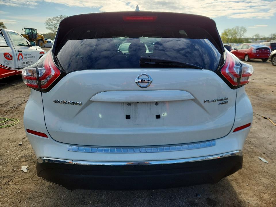 2017 Nissan Murano მანქანა იყიდება აუქციონზე, vin: 5N1AZ2MH1HN135505, აუქციონის ნომერი: 51759516