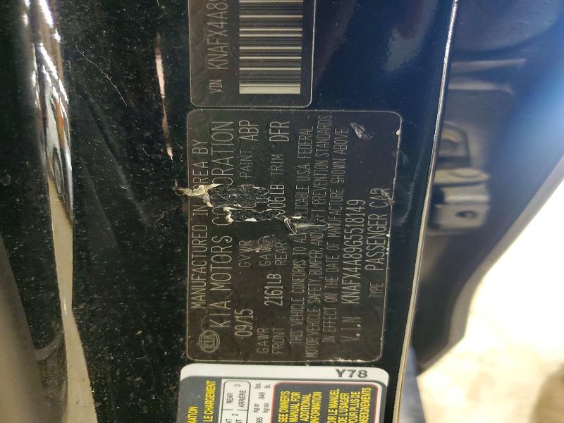 2016 Kia Forte მანქანა იყიდება აუქციონზე, vin: KNAFX4A89G5518149, აუქციონის ნომერი: 55519866