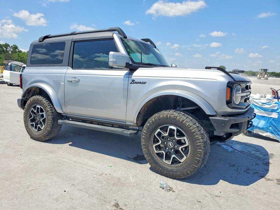 2022 Ford Bronco მანქანა იყიდება აუქციონზე, vin: 1FMDE5AP5NLB42020, აუქციონის ნომერი: 53347166