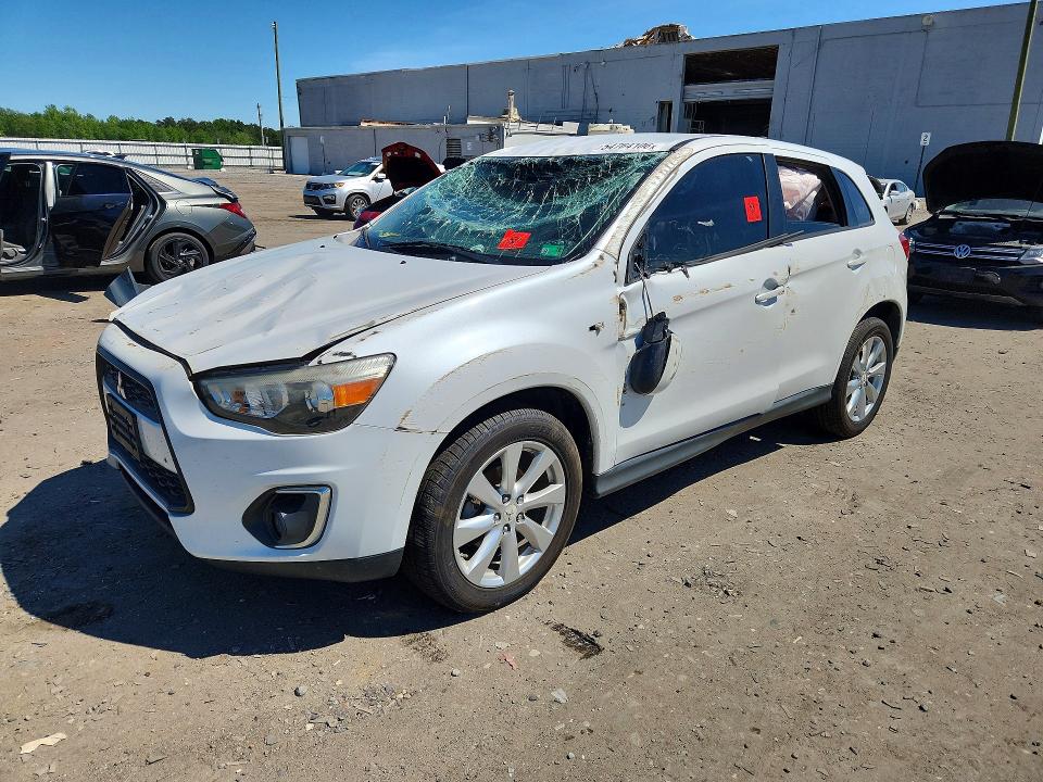 2015 Mitsubishi Outlander Sport მანქანა იყიდება აუქციონზე, vin: 4A4AP4AU4FE061817, აუქციონის ნომერი: 54764106